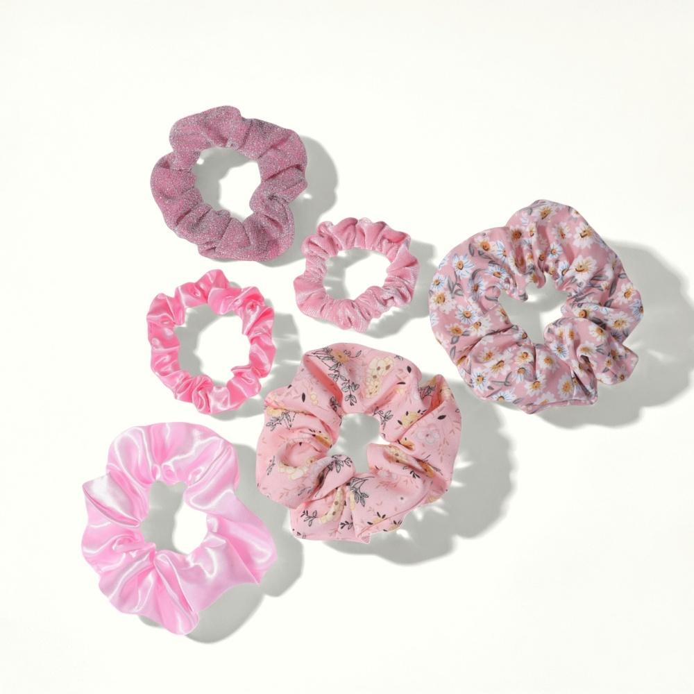 

6 шт. Резинки для волос Женские резинки для волос аксессуары для бутика Милый леопардовый принт Высококачественные эластичные головные уборы Тканевая смесь Принт