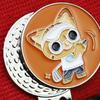 Enamel Cat Golf Ball Marker Magnetic Hat Clip Men Women Golfer Hats Pants Bags Visors Belts Metal Clip Golf Accessories Enthusiasts Gift