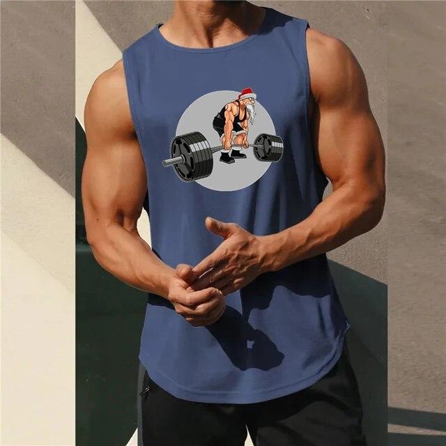Pánske oblečenie Bodybuilding Gym Tričká pre mužov Basketbal Muž Košeľa bez rukávov Tričko Vesta Letné Oblečenie Topy Tričká