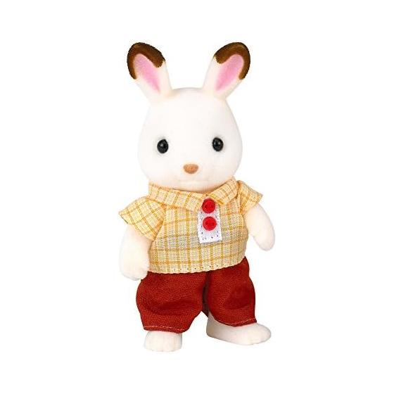 Кукла Sylvanian Families [семья шоколадных кроликов, отец шоколадного кролика] U-61 ST Mark сертификация возраст 3+ Игрушка Кукольный домик Sylvanian Families EPOCH