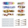 Irregular Hair Pin Epoxy Resin Mold Hairpin Silicone Molds Jewelry Casting Mold for DIY Craft Hairpin Easy Clean
