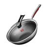 KOBACH 32cm 316L Stainless Steel Honeycomb Wok