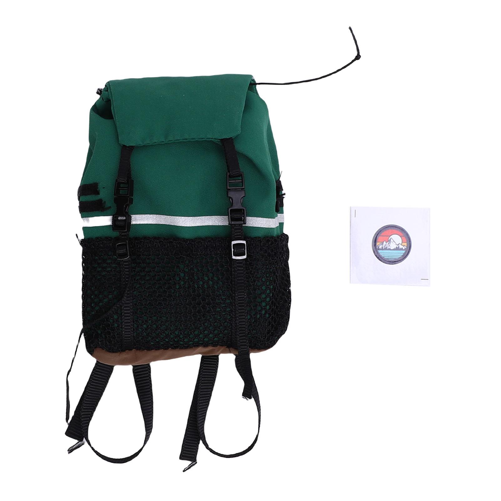 

RC Simulation Backpack Fit for SCX10 1/8 1/10 RC Crawler Car Oxford Cloth RC Simulation Luggage Bag Green