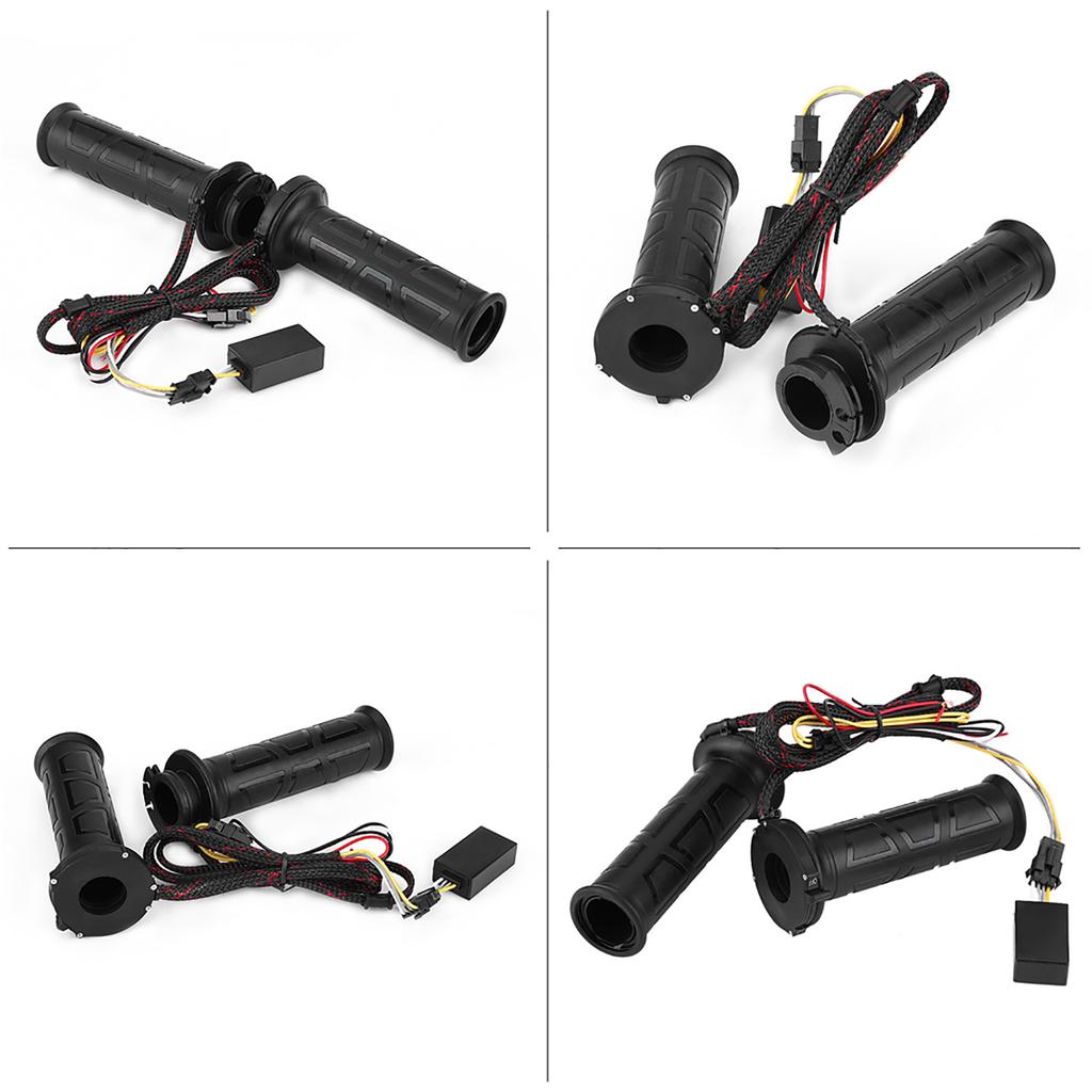 1 Pair 22mm(78") Motorcycle Electric Hot Heating Warm Hand Grips Handlebar