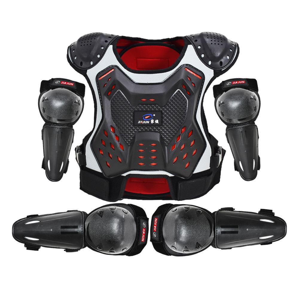 

Детский защитный костюм для груди и спины, защитный костюм для езды на велосипеде и катания на роликовых коньках, защитный костюм для занятий спортом на открытом воздухе