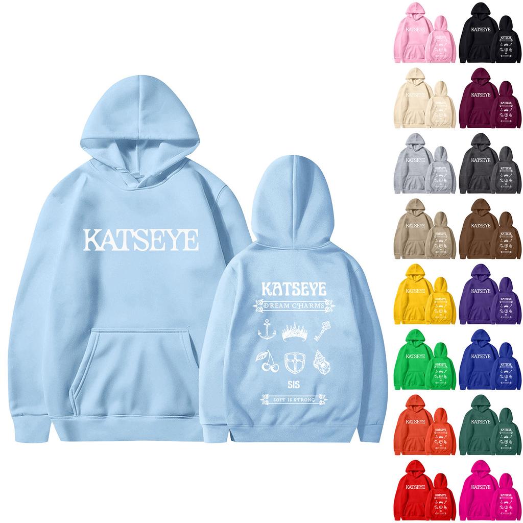 Men's Printed Hooded Long Sleeved Sweatshirt For Casual Sports Comfort