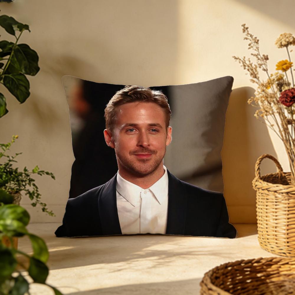 Trendy RRyan Goslinging Cushion Cover Versatile DoubleSided Pillow Case Fit for Sofa Bed Car Daily Decor