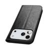 For iPhone 17 Pro Max Case Crazy Horse Texture Split Leather Wallet Phone Cover