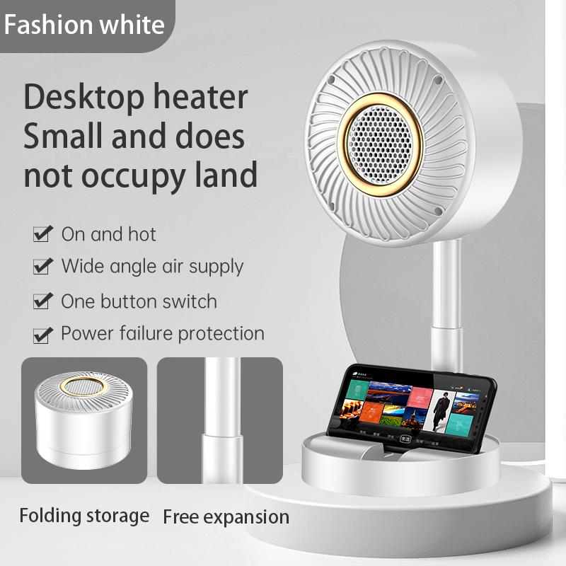 Electric Heater Fan Fast Heating Space Heater Fan Portable Household Electric Heater Home Appliance for Bedroom Heating