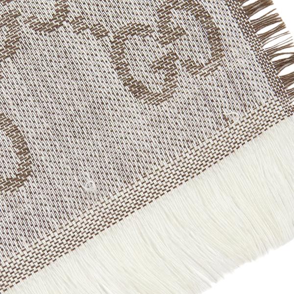 GUCCI 282390 3G704 GG Line Silk Wool ShawlStall silk/wool Array