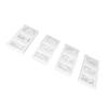 4-teiliges Set Silikon Schild Anhänger Form Stanzfreie Anhänger Schmuck für Zuhause Küche DIY Gebrauch