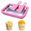 Instant Roll Ice Cream Making Machine Home-use Frozen Yogurt Ice Cream Maker