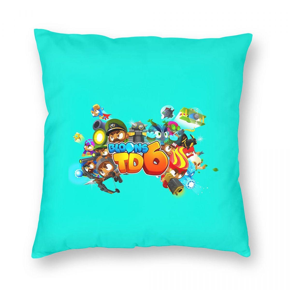 Bloons Td 6 For Kids Square Pillowcase Pillow Cover Cushion Throw Pillow for Home Bedroom Car 12x12Inch