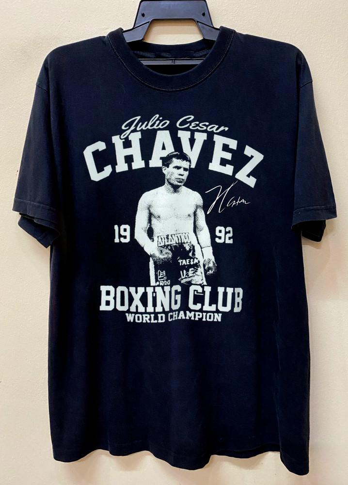 Rare Julio Cesar Chavez Gift For Fan Cotton Black All Size Unisex T-Shirt Unisex T-Shirt L