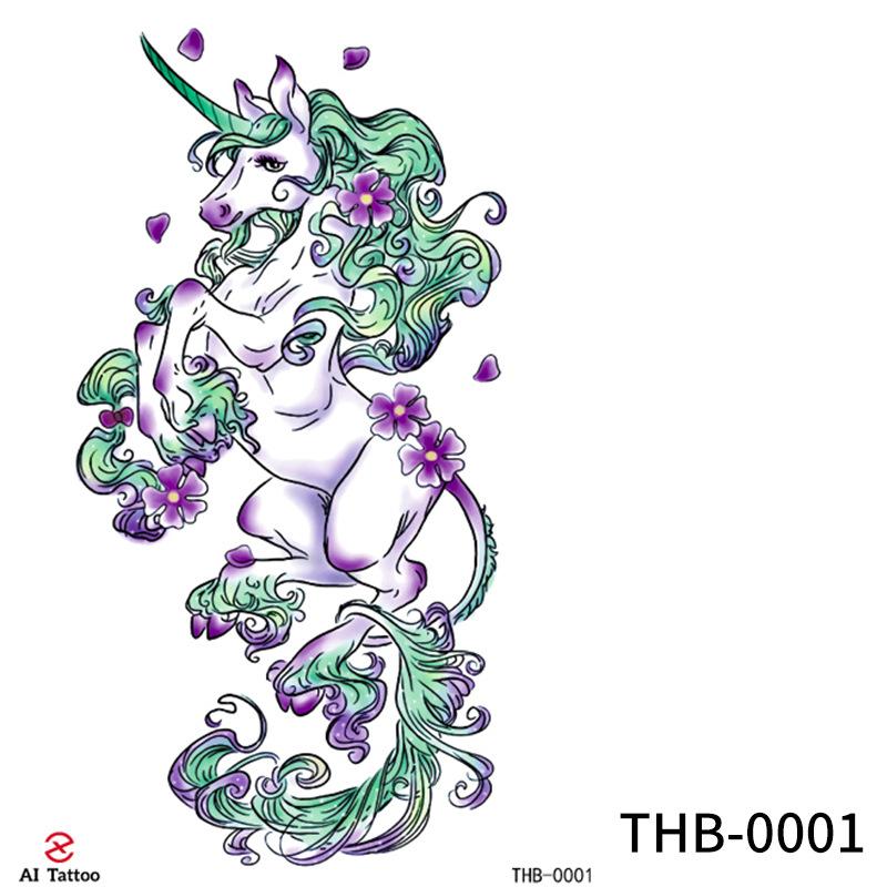 Beauty Sticker Half Arm Tattoo Sticker Waterproof Animal Small Fresh Tattoo Sticker