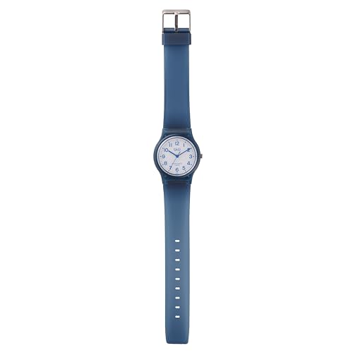 Citizen Q&Q Watch (Q&Q.co.jp Exclusive) Analog, 10 ATM Water Resistance, Urethane Strap, V06A-519VK, Blue