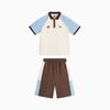 MQD Boys' Polo Neck T-Shirt & Shorts Set