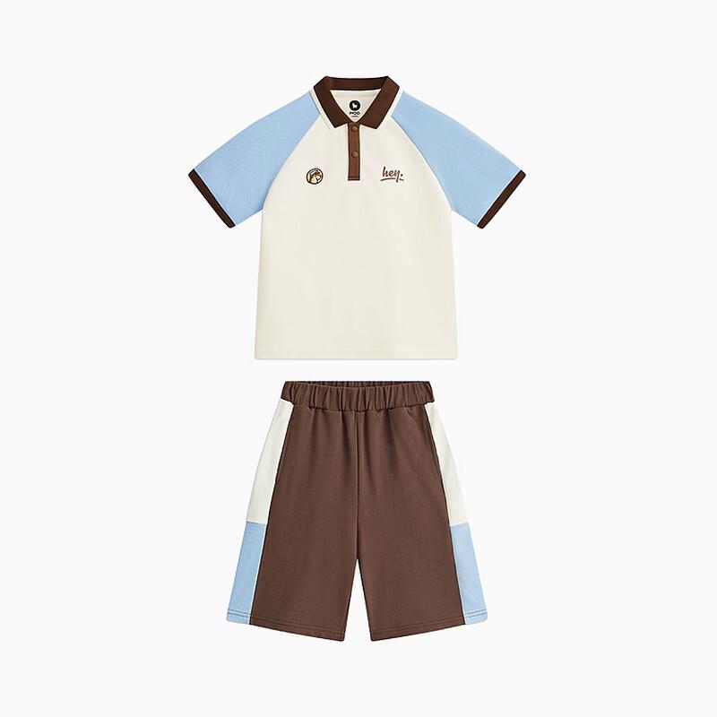 MQD Boys' Polo Neck T-Shirt & Shorts Set
