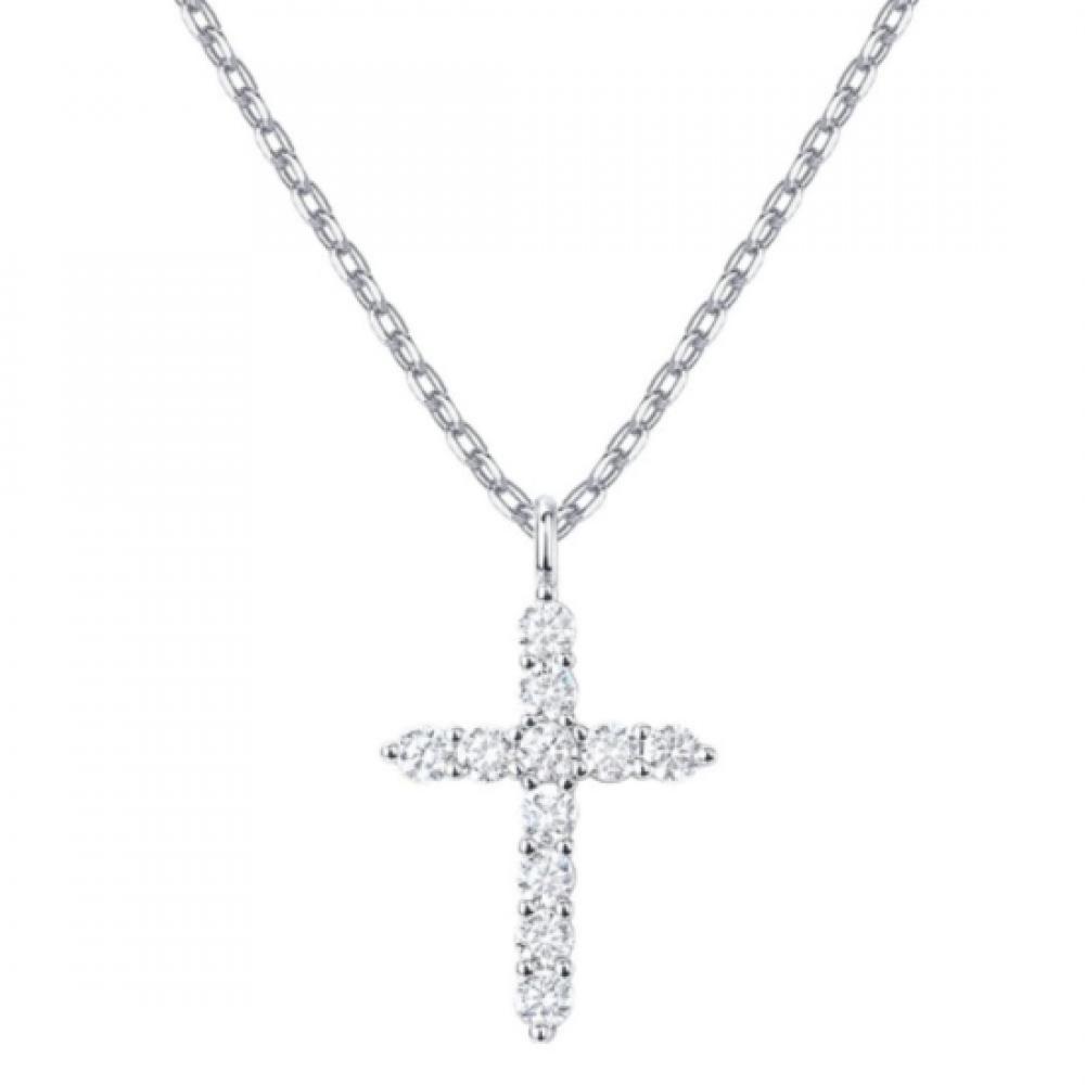 New ArrivalS Open Run Women S croSS Mini Chain Necklace With Cubic Decoration