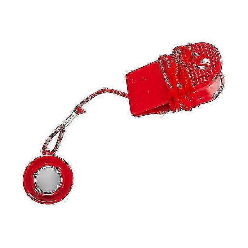 Fitness Treadmill Safety Key: Red Magnet Key, Universal Replacement for Treadmills (28x18mm)