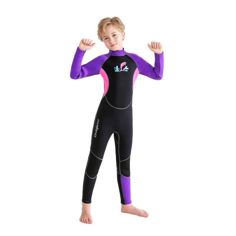 WEZHO Barn 3MM Varm Langermet Våtdrakt