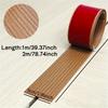 1PC 1/2m Self Adhesive Carpet To Tile Edging Trim Strip Cuttable Threshold Cover Doorway Divider Strip Wear-resistant Flat Butto