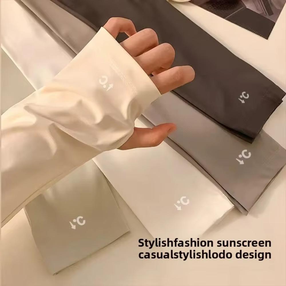 Breathable Loose Sleeves Sun Protection Cycling Driving Gloves Arm Protection Sleeves  Women Men