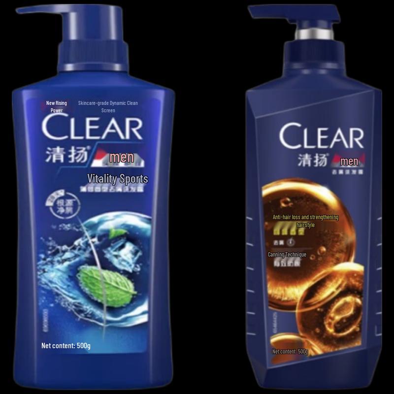 Clear Vigor Sport Mint & Men s Anti-Hair Loss Shampoo Set
