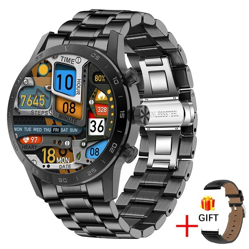 New Smart Watch Men Sports Fitness Tracker Smartwatch For Men 1.32inch Full Touch HD Bluetooth Call Watch For Android IOS
