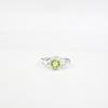 Peridot Gemstone 925 Sterling Silver Designer Jewelry August Birthstone Ring CZR-6-8