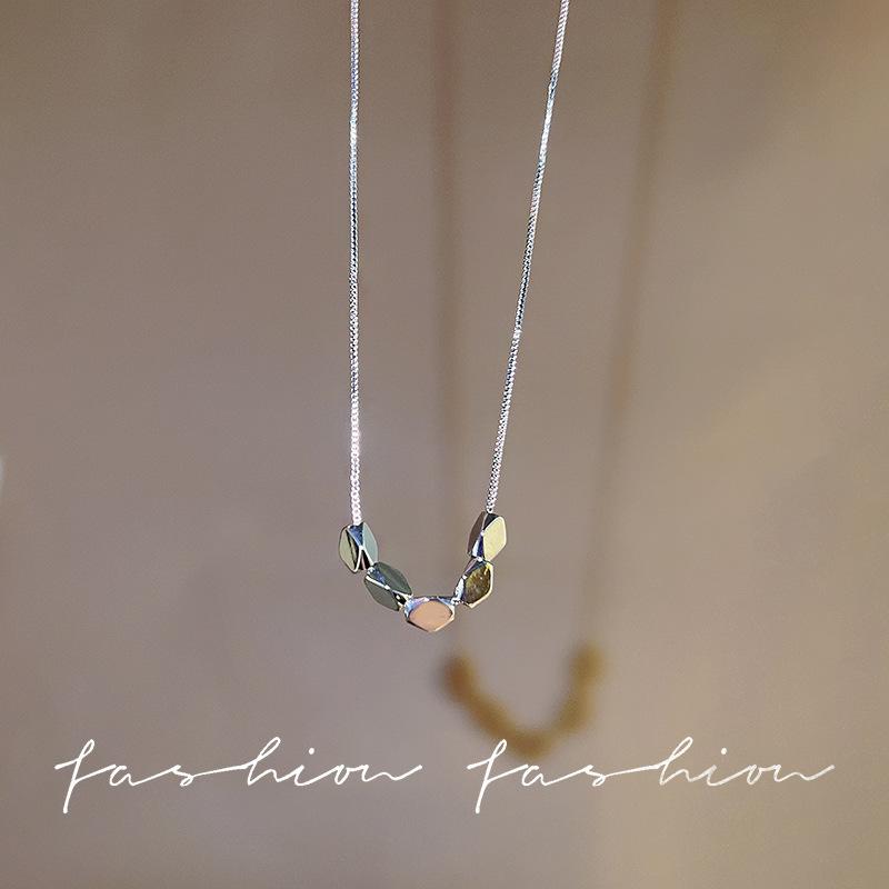 Butterfly zircon titanium steel necklace versatile niche light luxury collarbone chain with jewelry wholesale