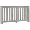 Radiator Cover Gray Sonoma 149 x 20 x 82 cm Wood Based Material
