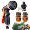 Lawn Spray Watering 8 Spray Modes Garden Tools For Garden Washing Car High Pressure Water Tool Adjustable Hose Sprinkle Nozzle