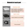 Wide Range Safety Bicycle Handlebar Mirror Rear Reflector Adjustable Rotatable Electric Mountain Bike Rearview Mirrors Parts