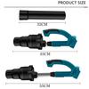 5500W Brushless Cordless Electric Leaf Blower Handheld Air Blower Dust Collector High Power Garden Cleaning Power Tools