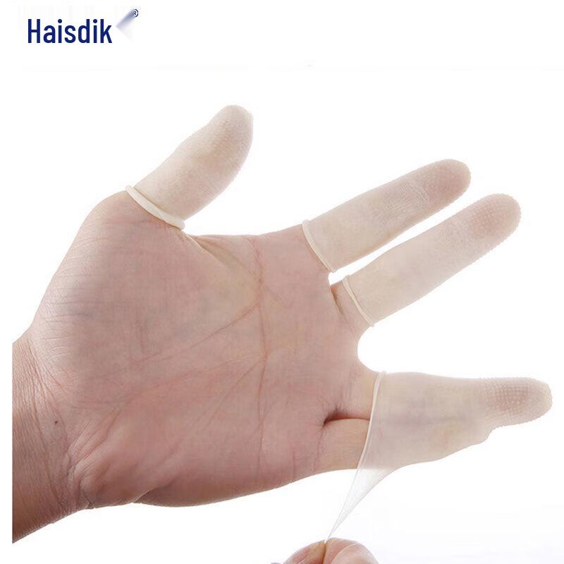 Haisidick Thickened Anti-slip Latex Finger Cots S (2.5cm)