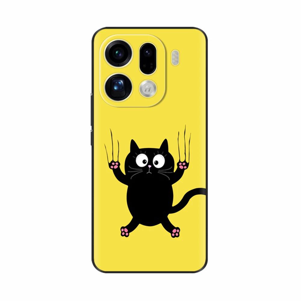 For OPPO Find X9 Find X9 Pro 5G Shockproof Case Soft TPU Silicone Phone Cover FindX9 Pro Funda Bumper Cartoon Painted Back Cover