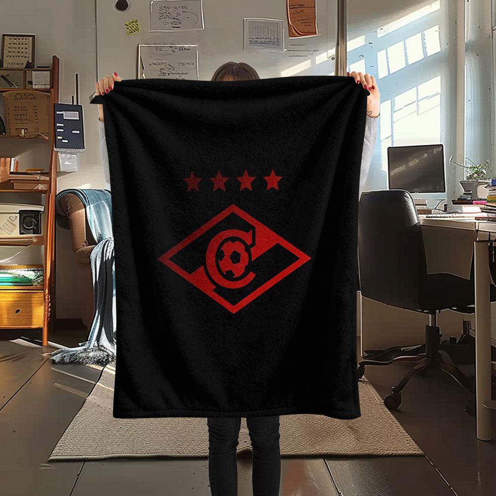 1PC Spartak Moscow Victory Blanket, High Quality Comfortable for All Seasons, Home Decor, Warmth and Comfort