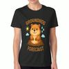 Groundhog Expert Women's Cotton T Shirt, Premium Cotton Graphic, Durable Long Lasting, Cute Casual Fashion Tee, Ideal For Animal Lovers And Groundhog