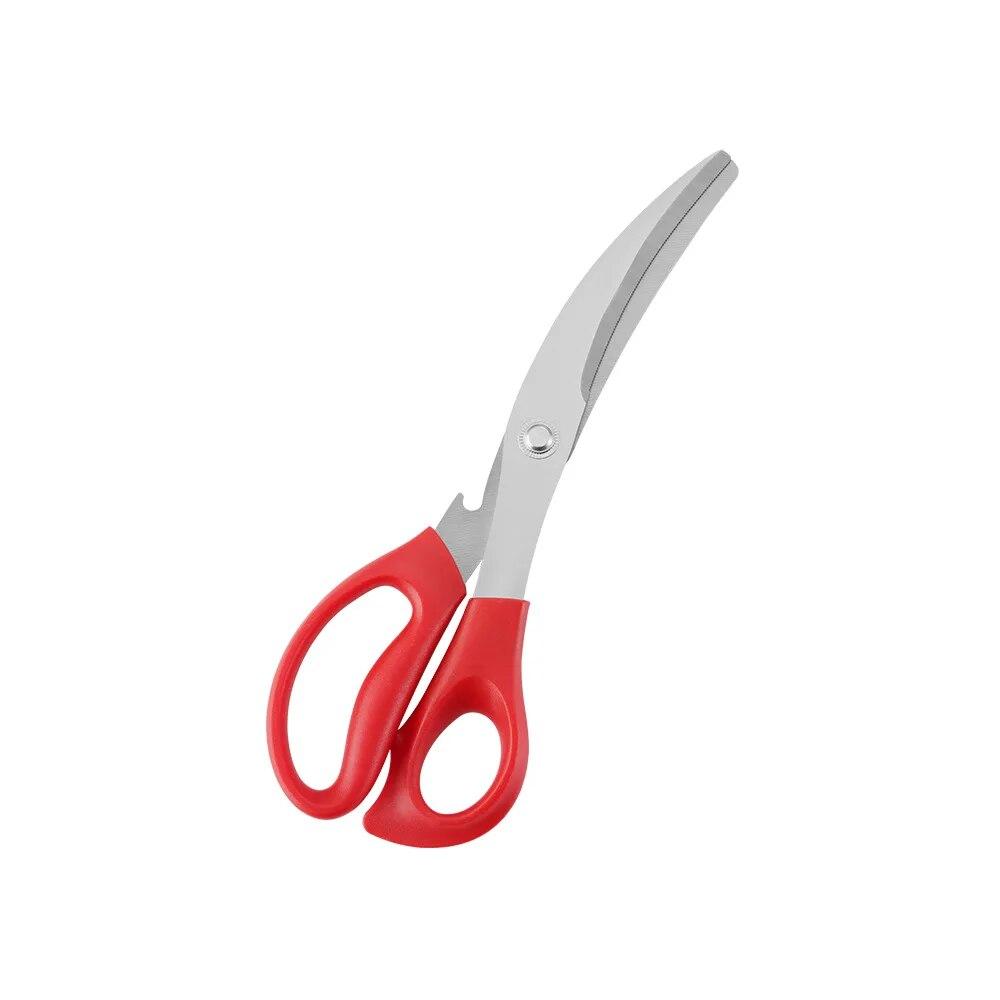

Кухонные ножницы Сверхмощные ножницы для куриных костей Ножницы с силиконовой ручкой Ножницы для барбекю, щипцы для гриля Ножницы для открывания бутылок