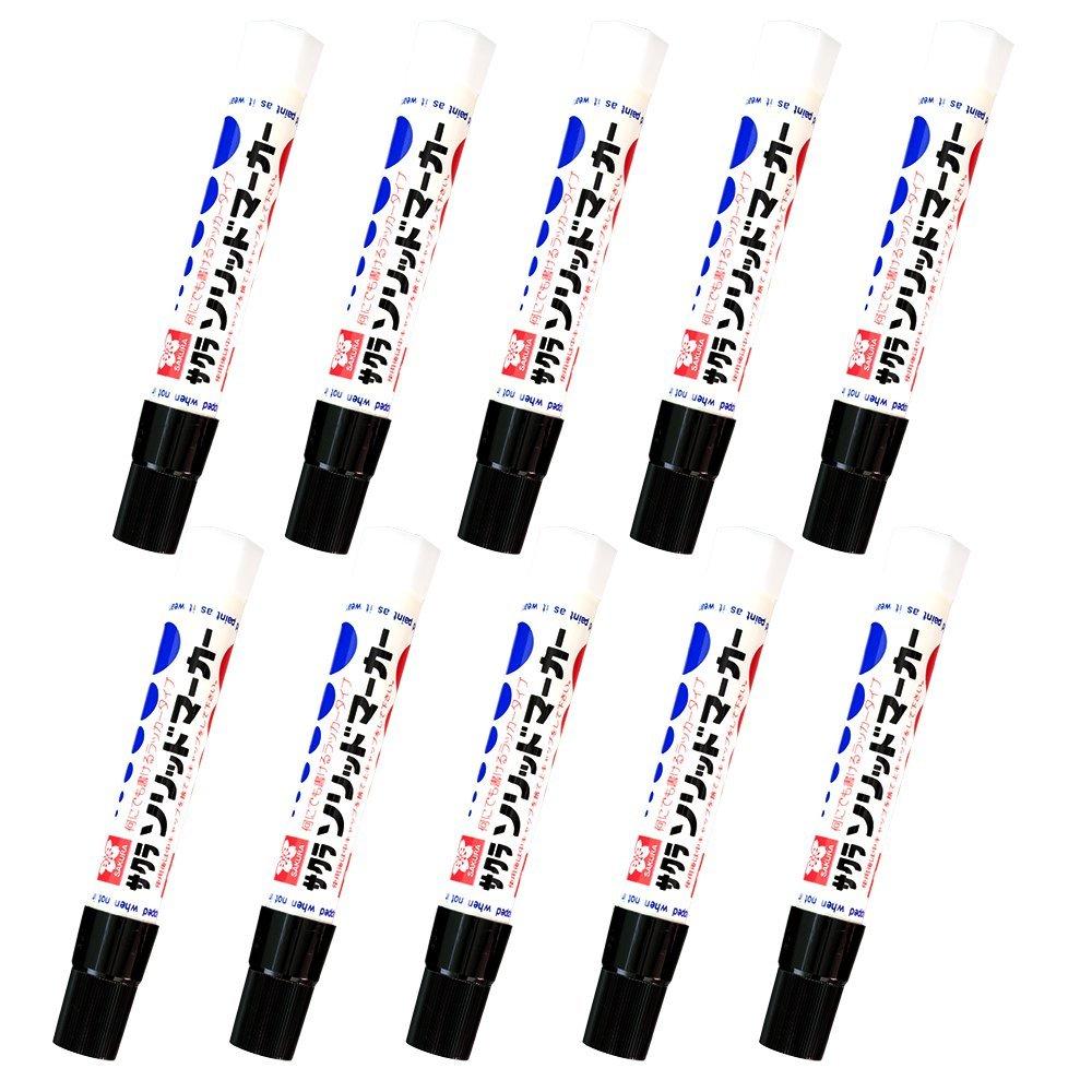 

Sakura Crepas Oil Pen Solid Marker черного цвета 10 штук SC-P#49(10)