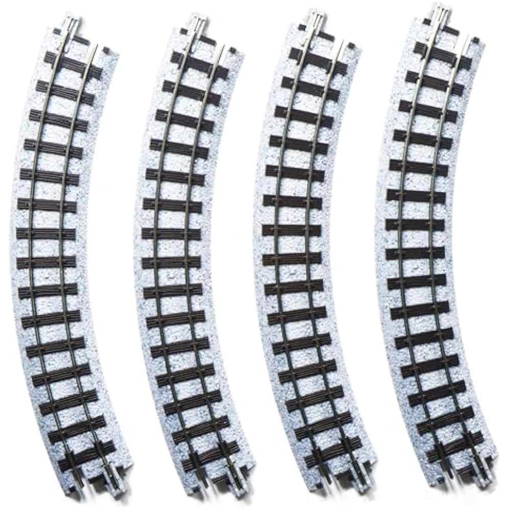 KATO Narrow Gauge Unitrack Curved Track R183-45° 4 Pack 52-220 Model Train Supplies