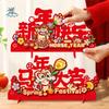 Cartoon Horse Year Desktop Ornament Zodiac Horse Traditional New Year Lucky Decoration Blessing Non-woven