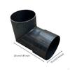 Heating Flue Pipe Elbow Steel 90 Degree Chimney Welded for Smoke Exhaust