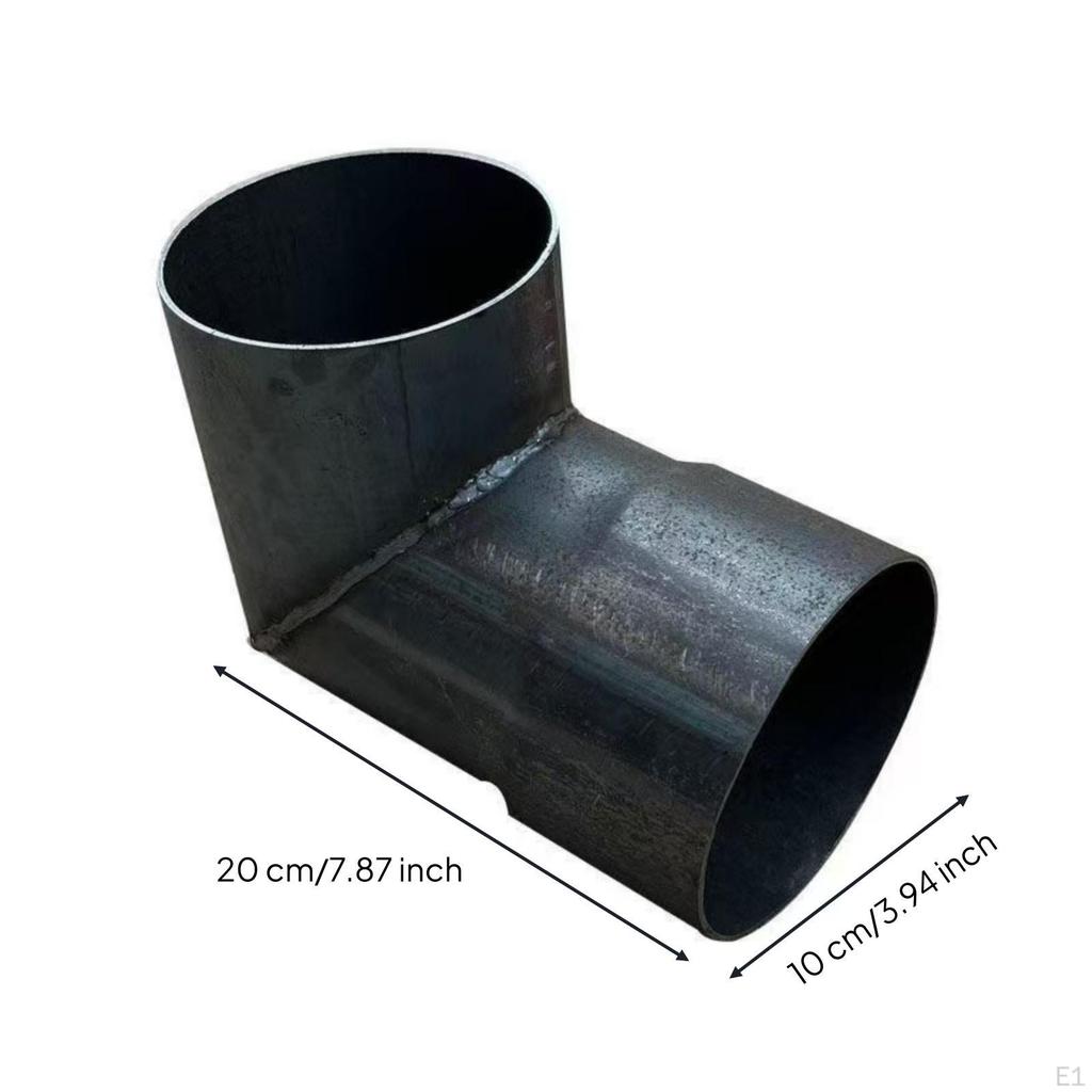 Heating Flue Pipe Elbow Steel 90 Degree Chimney Welded for Smoke Exhaust