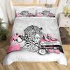 Silver Glitter Bedding Set Bling Party Decorations Duvet Cover For Kids Boys Girls Teens Diamond Comforter Cover Room Decor 3Pcs