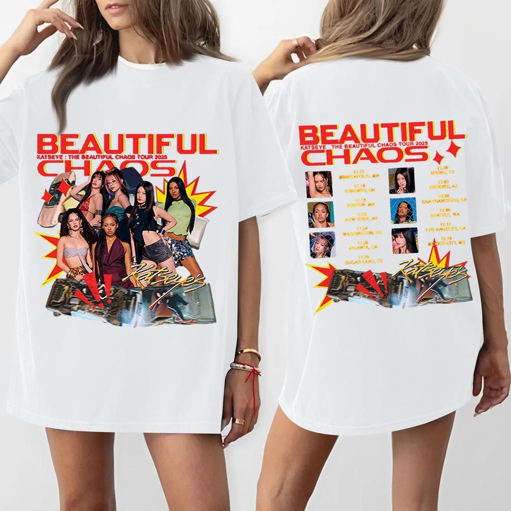 Women's Casual Fashion Round Neck Printed Short Sleeve T-Shirt Top