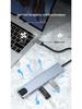 Multi-Function 8-in-1 USB-C Hub with Card Reader & Network Port