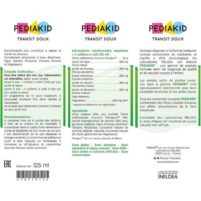 Pediakid Transit Doux Flacon 125ml
