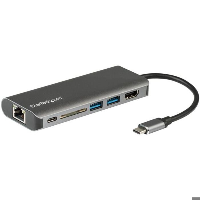 Multiport-Adapter - StarTech.Com - DKT30CSDHPD3 - HDMI 4K - USB Power Delivery 3.0 - 5 Anschlüsse